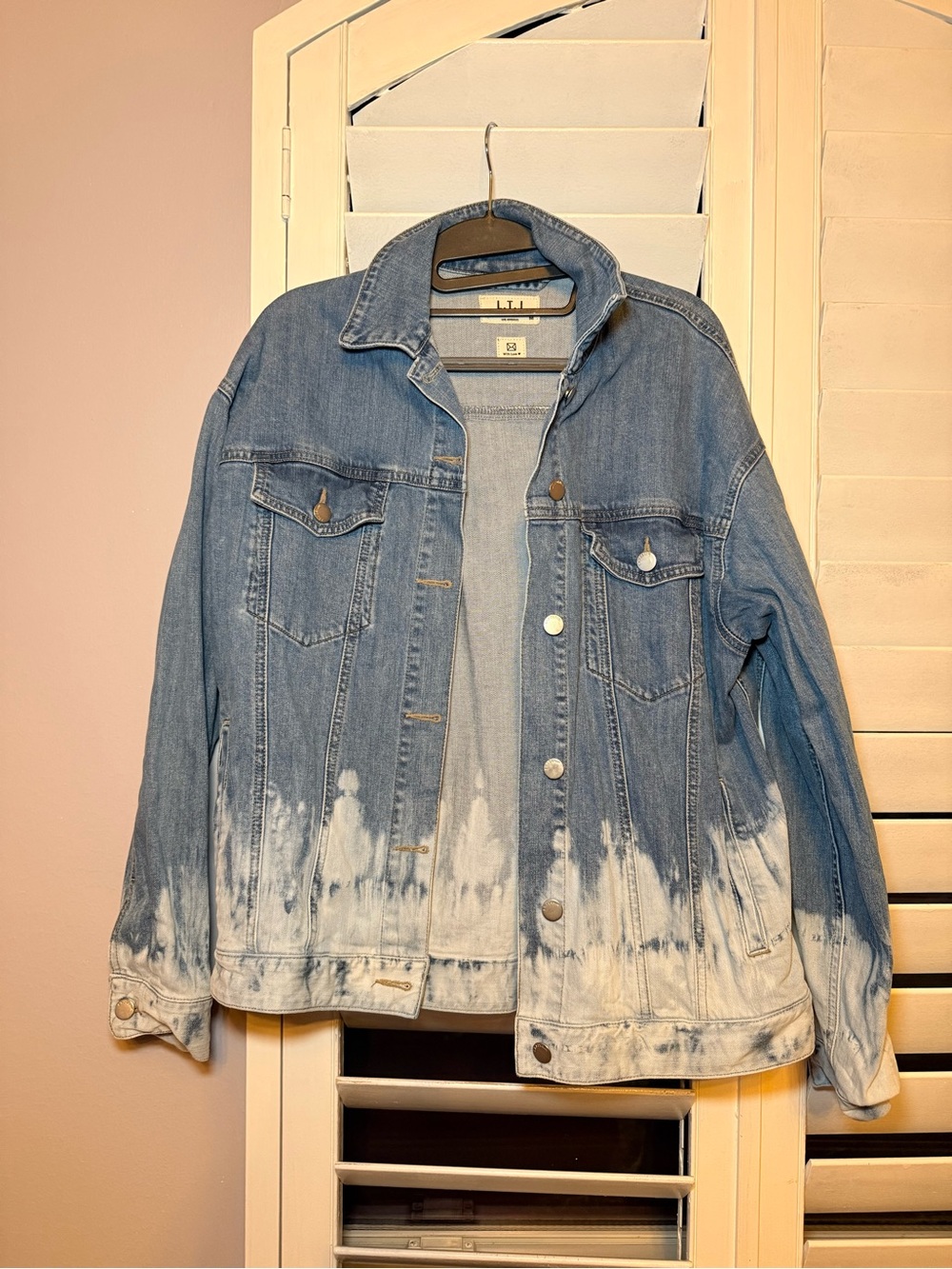 LTJ Blue Ombre Denim Jacket | Sz M